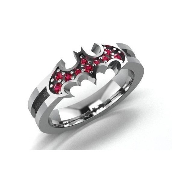 【戒指】創意款動物造型蝙蝠戒指萬聖節派對裝飾品滴油戒指戒子女生指環戒指飾品