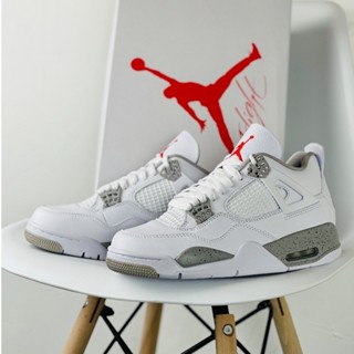 Nk Air Jordan 4 “White Oreo” 低幫籃球鞋休閒運動鞋男士女士