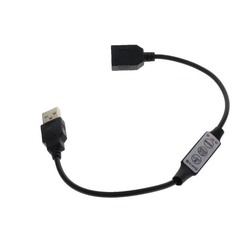 3.30 迷你RF射頻 5V USB接口 單色LED燈帶燈條控制開關 遙控調光器配件
