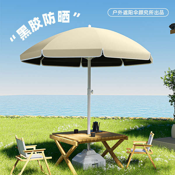 遮陽傘擺攤專用雨傘太陽傘出攤小推車露營摺疊咖啡店三輪車大型傘