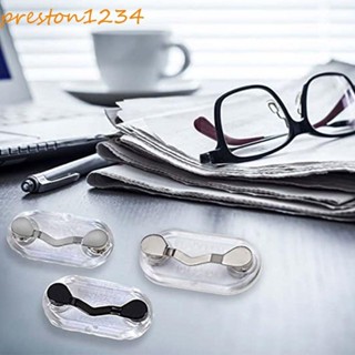 PRESTON磁性懸掛眼鏡架合金便攜式耳機線夾眼鏡夾小物件架衣夾扣