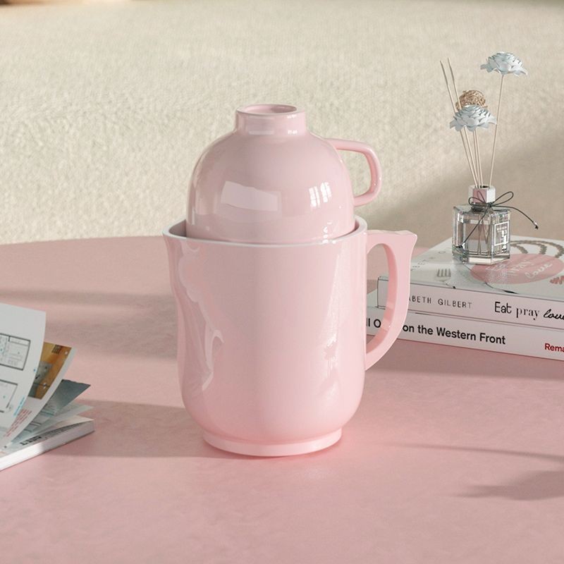 粉紅色水杯 電熱杯配件 陶瓷燉杯 電燉杯 養生杯 隔水燉盅