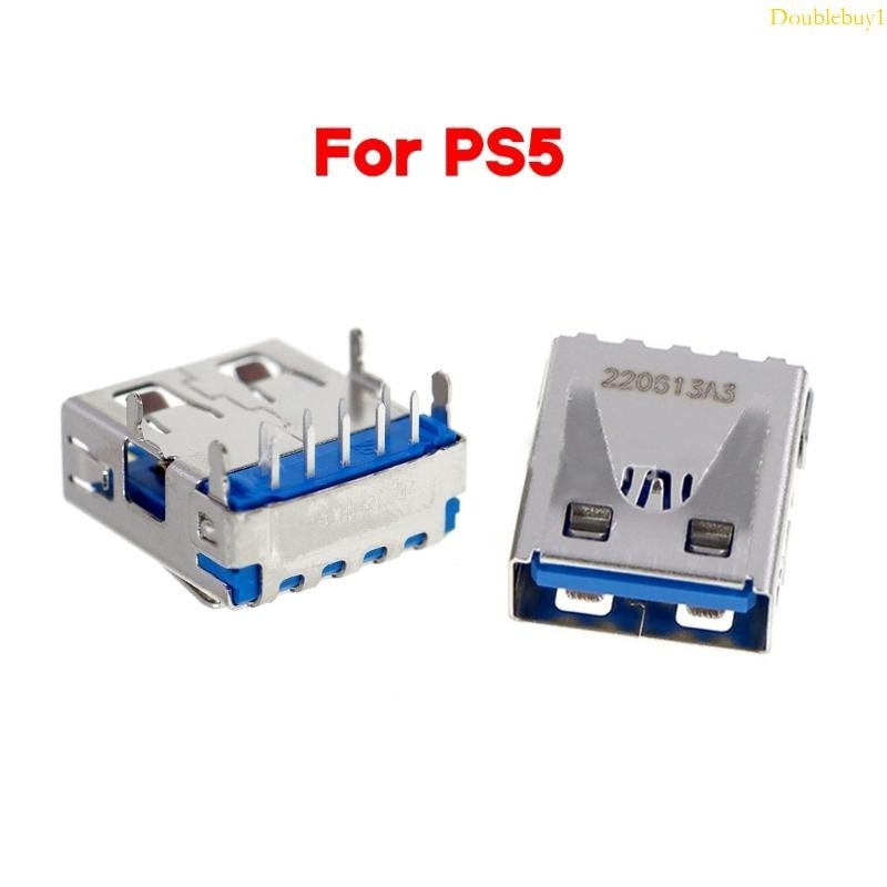 Dou USB 3 2 Type-A 母插座連接器插孔端口維修更換適配器,適用於 PS5 控制台