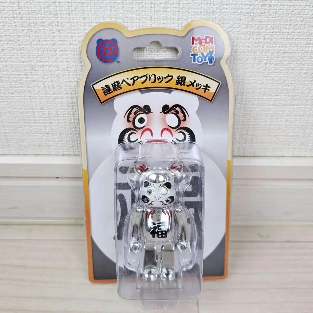 近全新 BE@RBRICK Bearbrick 庫柏力克熊 公仔 達摩 100% mercari 日本直送 二手