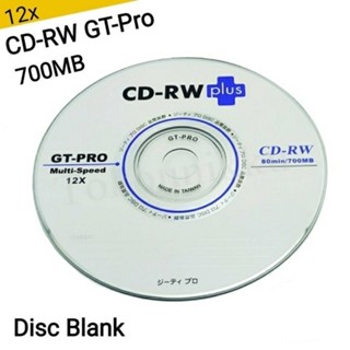 Cd 空白光盤空白 GT-Pro CD-RW Plus 12x