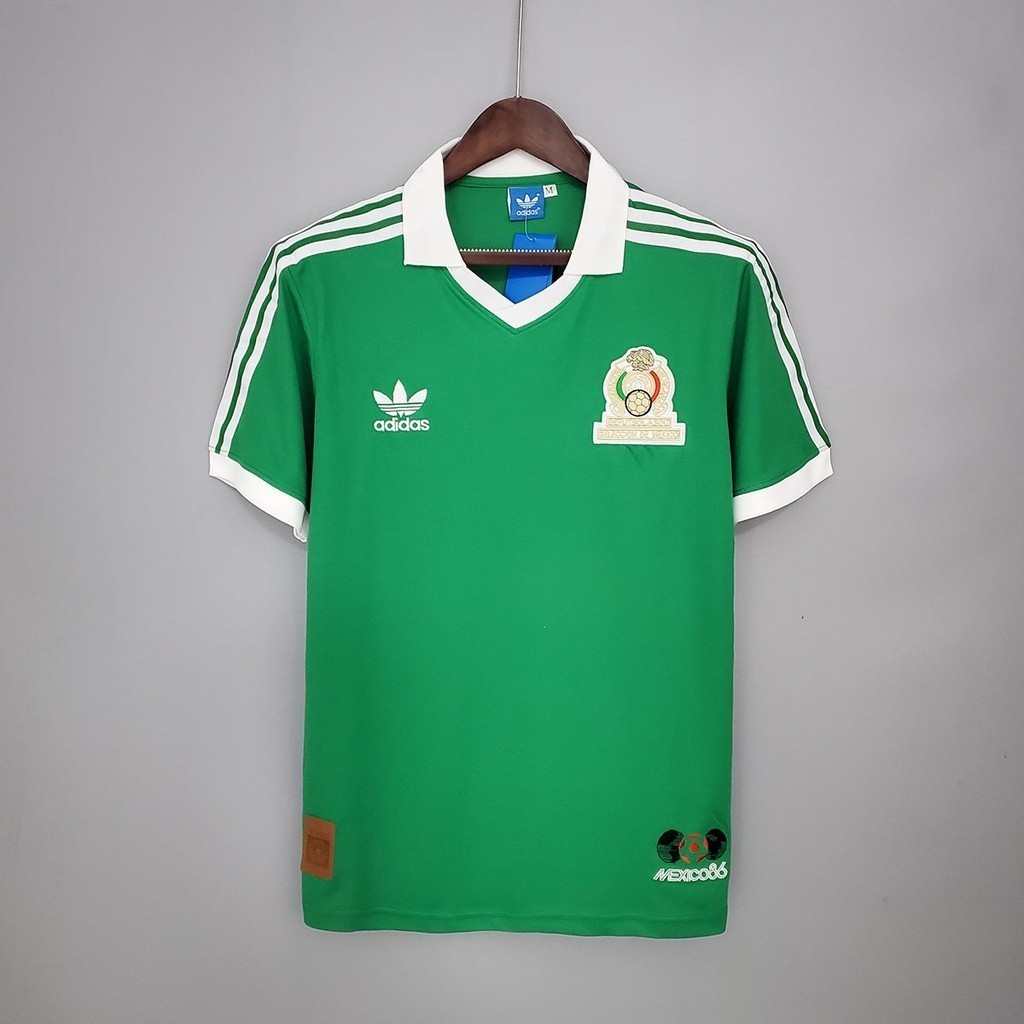 1986 年復古墨西哥球衣墨西哥本地足球球衣個性化姓名號碼復古球衣 S-2XL