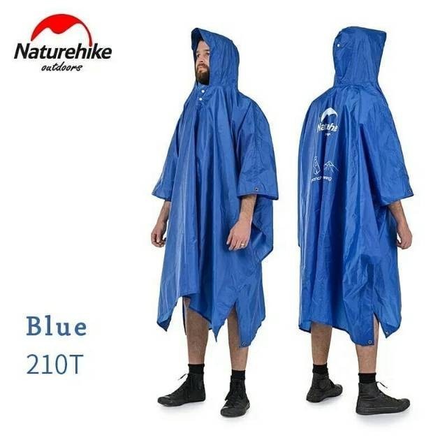 雨披雨衣 3 合 1 Naturehike 210T NH17D002-M 雨披可雨篷