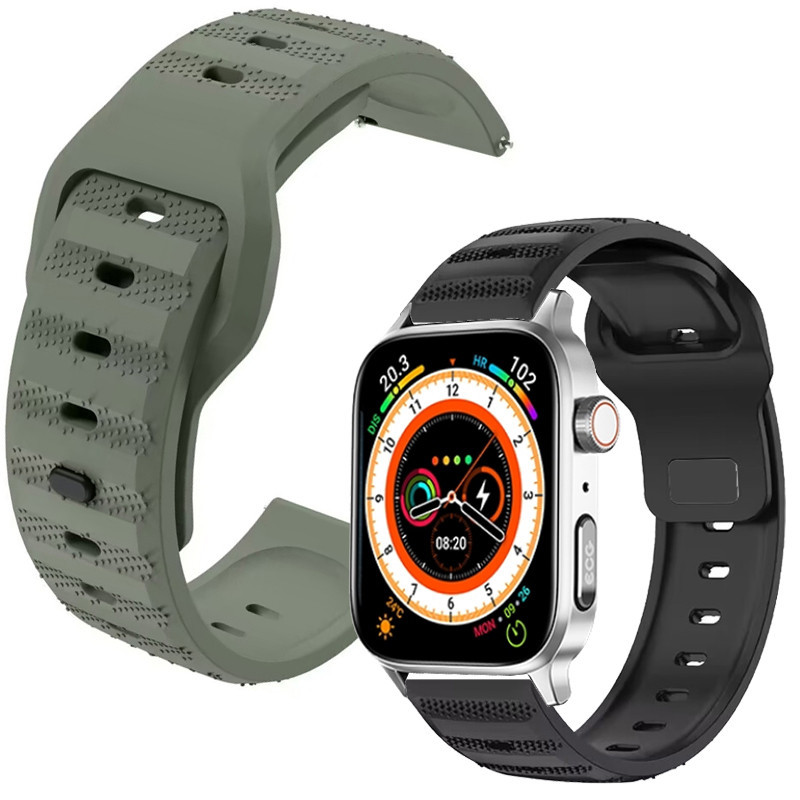 Aolon GT22 智能手錶矽膠錶帶適用於 Aolon GT22 智能手錶錶帶軟腕帶運動手鍊配件