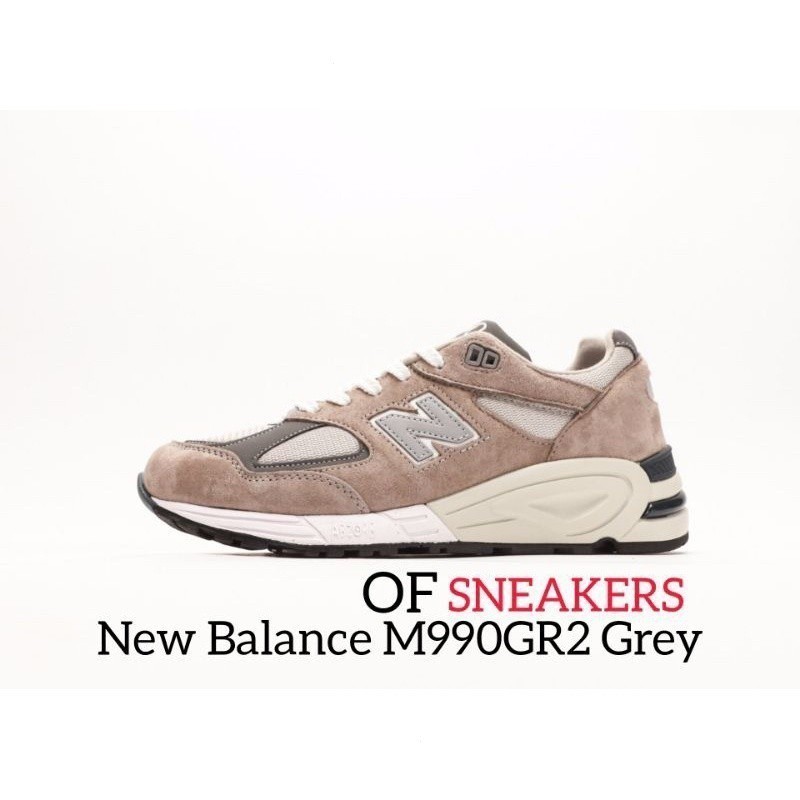紐巴倫 New Balance m990gr2 灰色 100% 隧道鞋