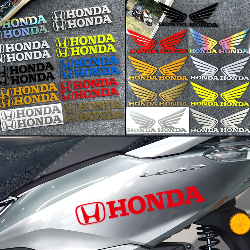 HONDA 本田摩托車標誌貼紙反光翼摩托車車身貼花適用於本田 VFR 400 800 CB 600 1000 250 5