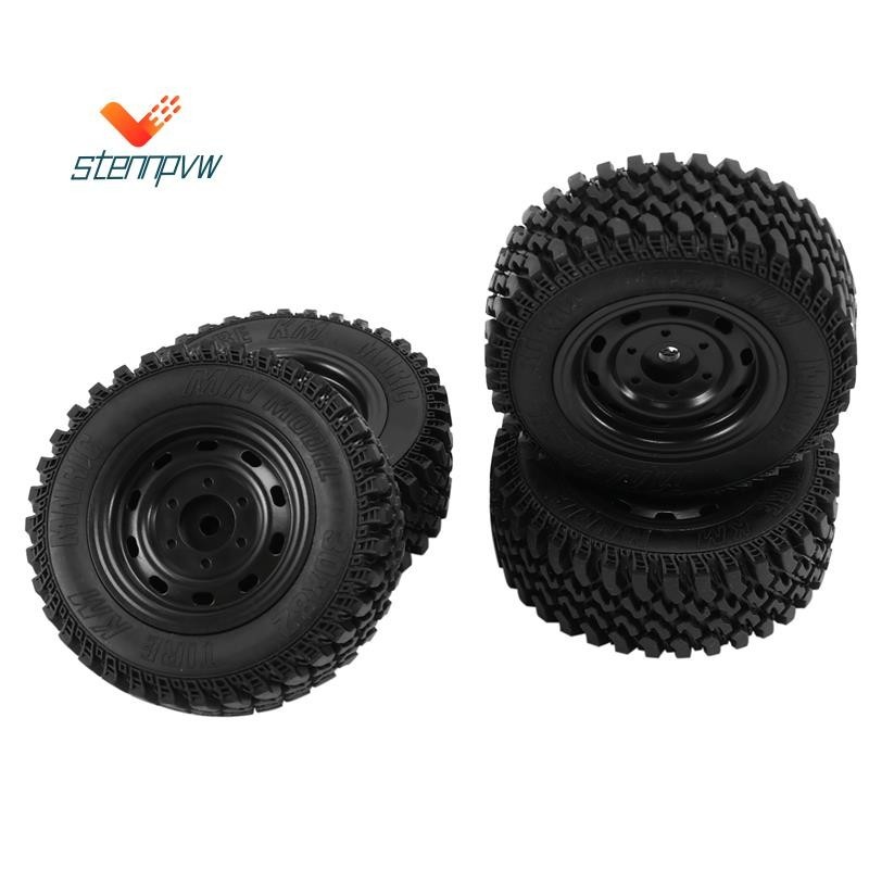 4 件套輪胎輪胎套裝適用於 MN86 1/12 遙控車 DIY 升級備件配件