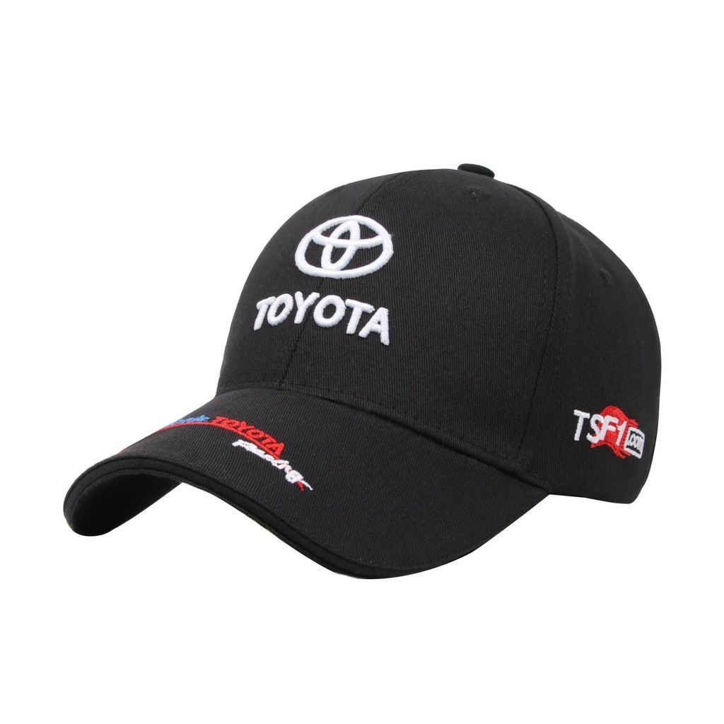 豐田TOYOTA男士戶外F1賽車運動帽子刺繡汽車標誌棒球帽4s店紀念帽