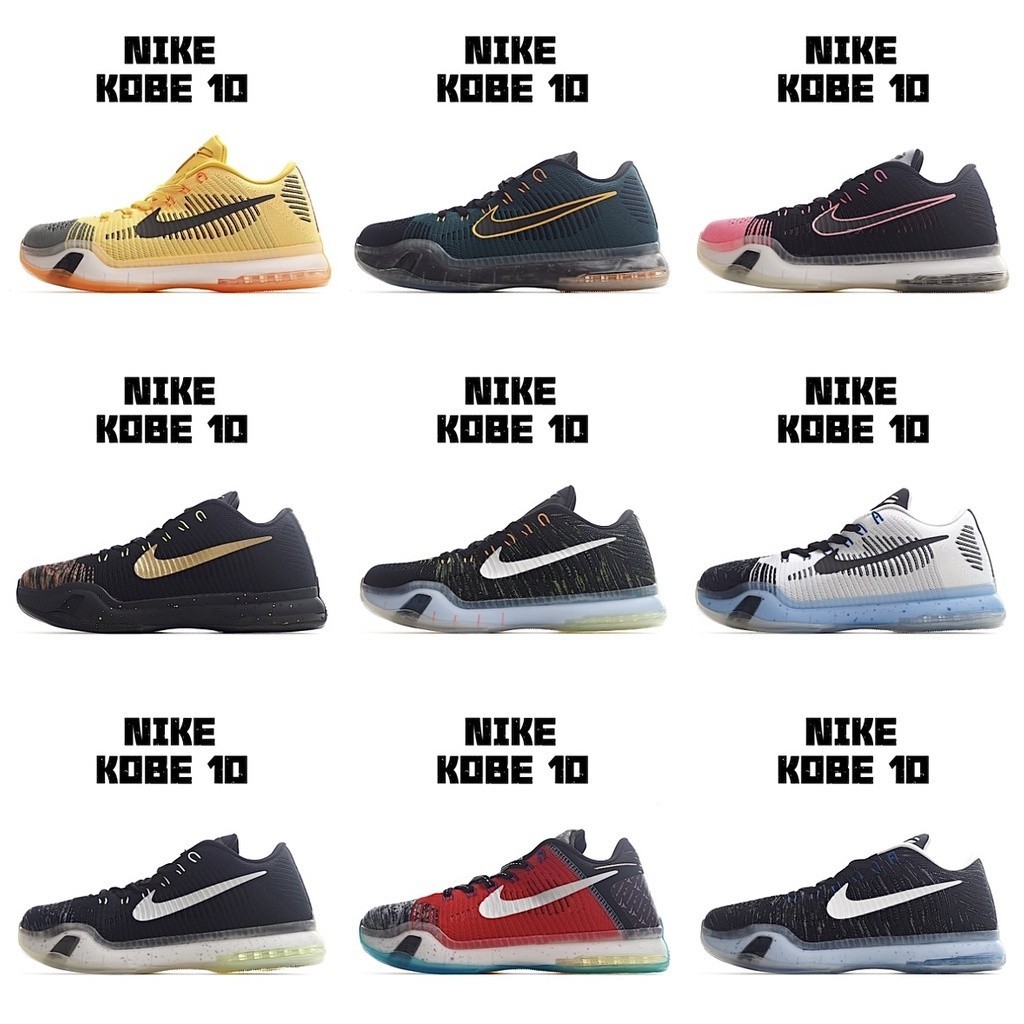 [公司級] 特價 Kobe 10 科比10代低幫編織男子籃球鞋 多配色