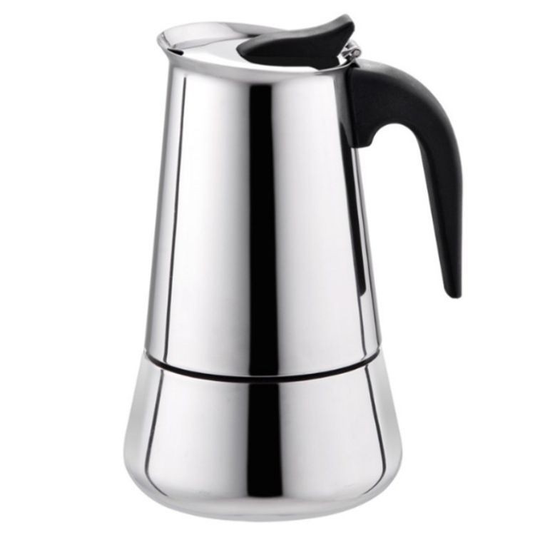 加厚不鏽鋼摩卡壺 咖啡壺意式摩卡壺 煮咖啡手衝咖啡壺電磁爐可用