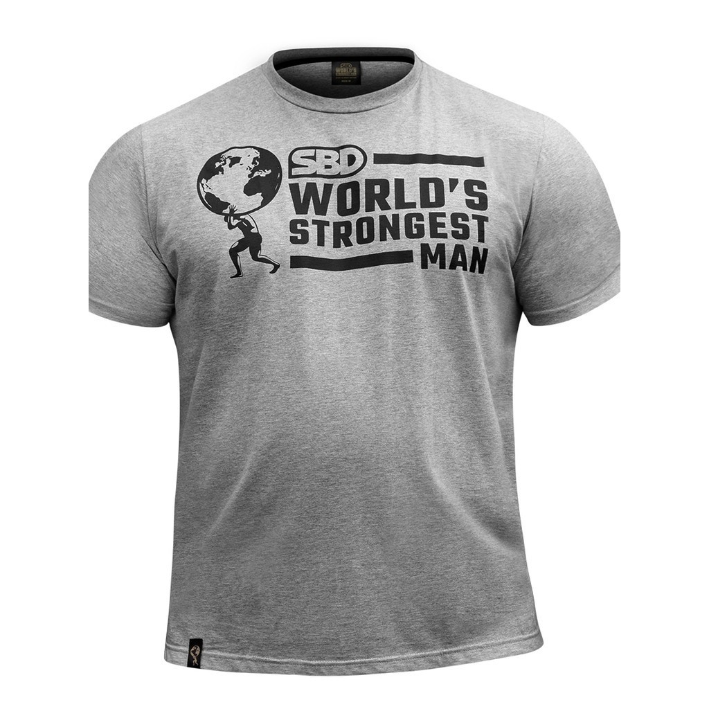 SBD-WSM聯名世界大力士官方比賽T恤運動t恤純棉短袖530