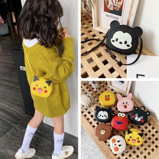 兒童斜揹包 斜揹包 斜揹包 Children's crossbody bag 兒童斜揹包可愛卡通皮卡丘女孩斜揹包時尚迷你
