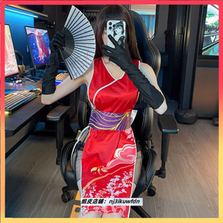 【兔兔優選】女性感誘惑遊戲制服不知火舞Cosplay服裝套裝 角色扮演 旗袍 cos 情趣內衣 制服 誘惑 性感 情趣