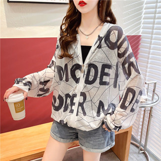 衣時尚上衣 防曬衣 空調衫 薄外套 連帽T S-2XL 新款防曬衣女中長款寬鬆防紫外線服連帽長袖薄外套-1399.