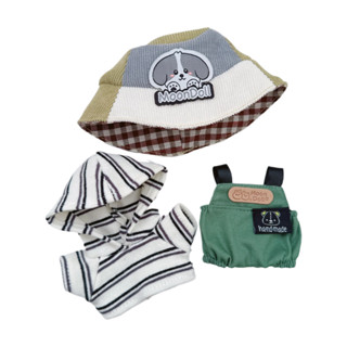 17cm labubu doll clothes17cm拉布布labubu娃衣10cm棉花娃娃哭娃娃三歲戶外探險潮酷套