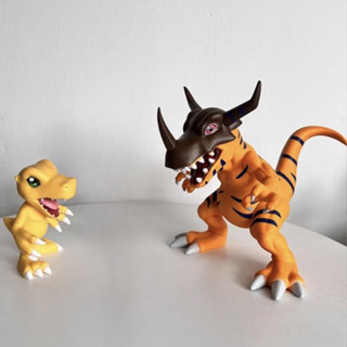 數位寶貝亞古獸周邊戰鬥暴龍獸手辦動漫模型擺件禮物 Digimon Adventure Greymon Agumon D3
