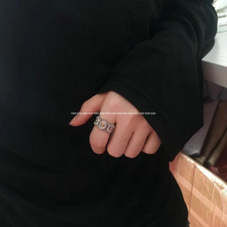 KIMKIM｜權志龍同款小雛菊戒指個性時尚開口可調節指環男女嘻哈潮人飾品