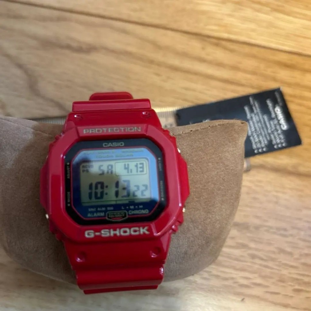 CASIO G-shock 手錶 G-SHOCK 紅色 太陽能 設計概念 日本直送 二手
