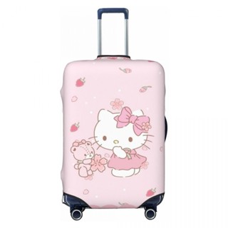 三麗鷗 Hello KITTY 行李套 SANRIO KT 防水防塵彈性套用於行李保護旅行箱套防