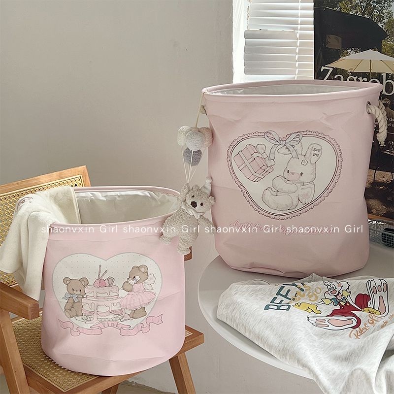 【台灣熱銷】可愛小熊臟衣簍放臟衣服臟衣籃娃娃收納桶洗衣籃家用可折疊臟衣筐