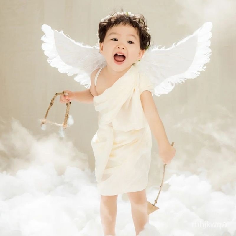 【大甩賣】兒童攝影服裝道具唯美手工製作大兒童丘比特弓箭天使羽毛翅膀道具