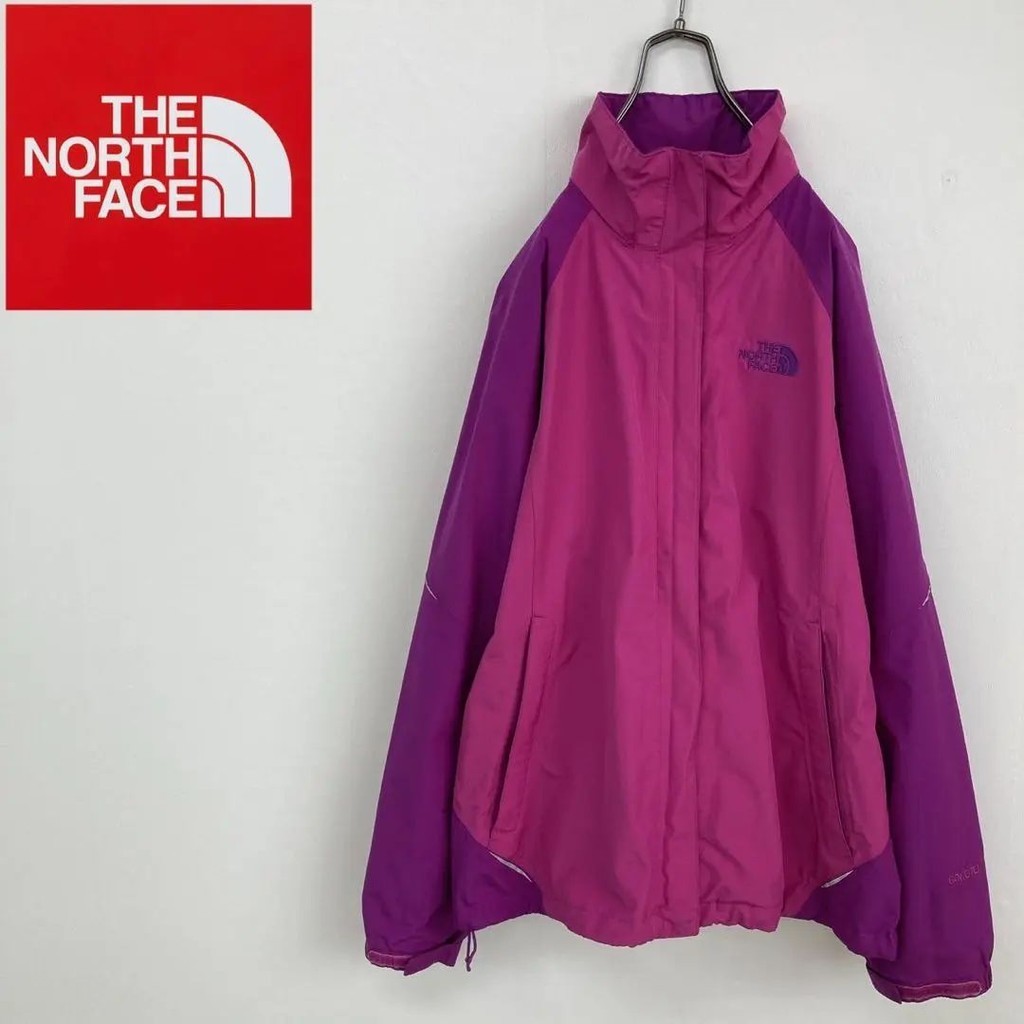 THE NORTH FACE 北面 夾克外套 XL 尼龍 粉色 女裝 Gore-Tex 日本直送 二手