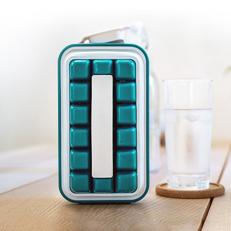 丹麥ICEBREAKER POP創意冰格製冰盒模具帶蓋創意矽膠輔食冰格大