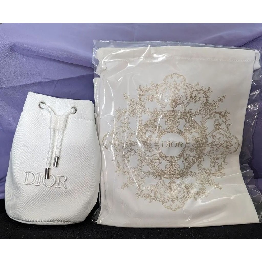 近全新 Dior 迪奧 小包包 贈品 束口包 日本直送 二手
