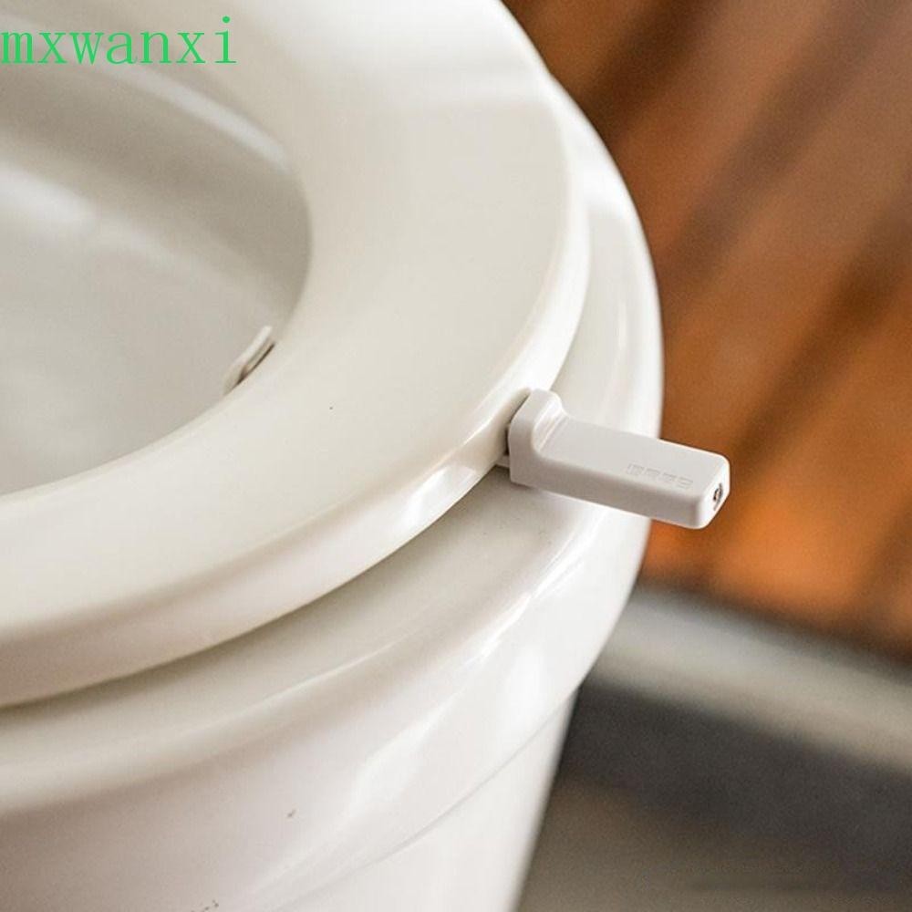 MXWANXI馬桶座椅套手柄,可伸縮不髒的手馬桶座圈升降器,馬桶環白色塑料馬桶環翻轉家庭廁所