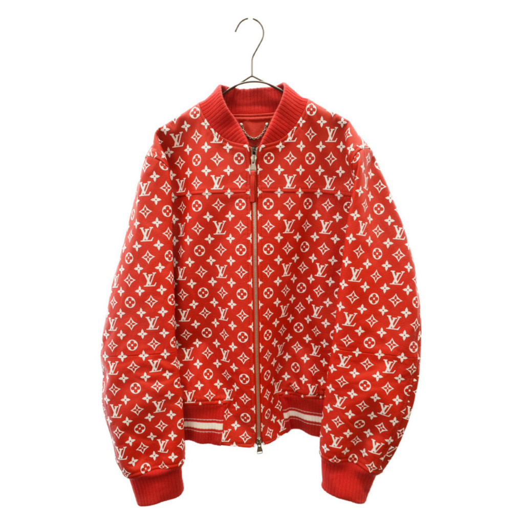 Supreme夾克外套皮革 會標 紅色 日本直送 二手