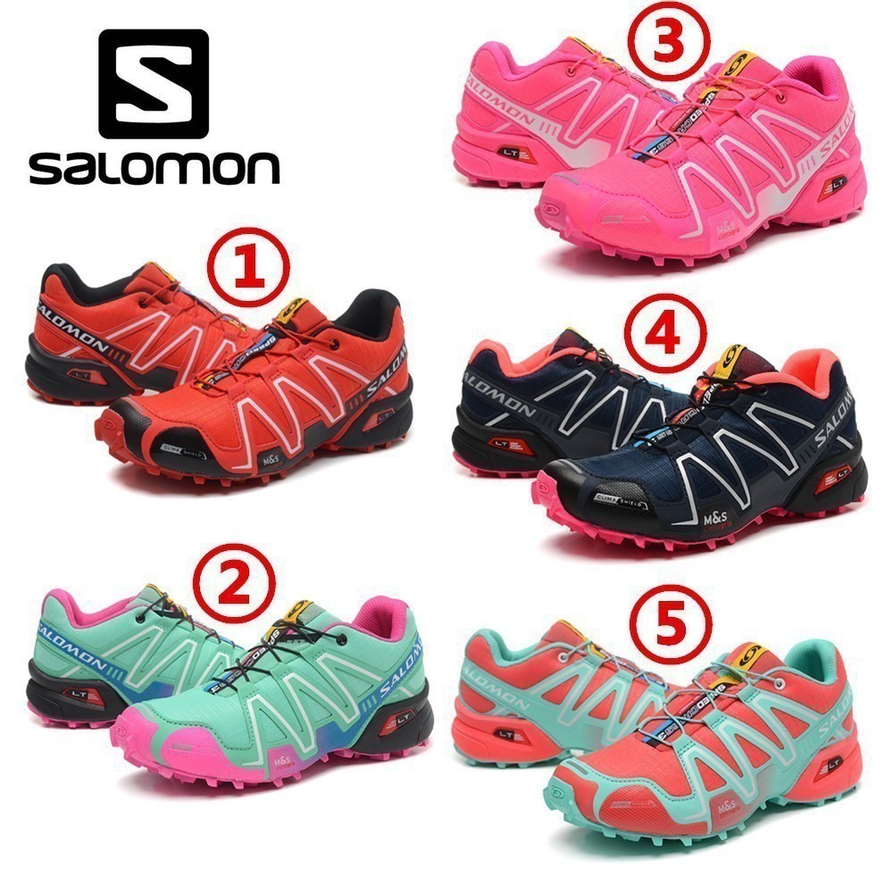 Hkkkk25 SALOMON透氣越野跑鞋女鞋登山鞋戶外登山鞋