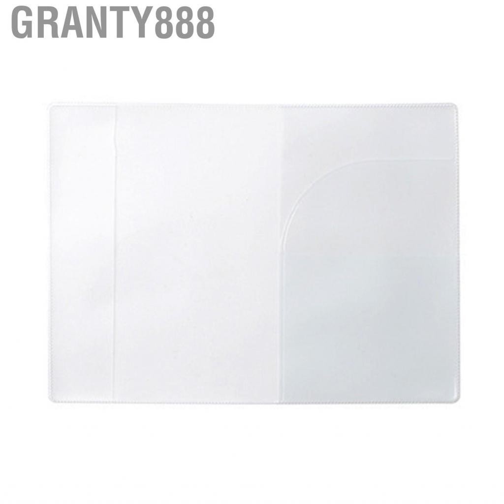 Granty888 透明磨砂 PVC 護照保護套 ID