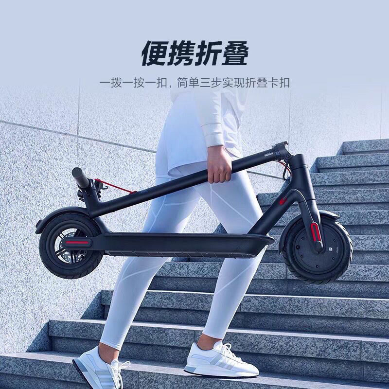 【臺灣專供】騎車鋰電池電動滑板車成人折迭代駕兩輪代步車電動車