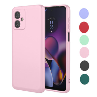 MOTOROLA 適用於摩托羅拉 One Hyper Moto One Macro E7 Plus 純色手機殼保護套軟