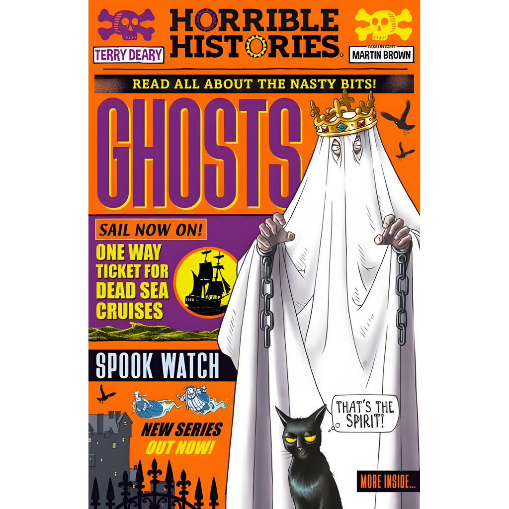 Ghosts (newspaper edition)(Horrible Histories)/Terry Deary【禮筑外文書店】
