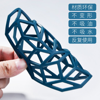 🔶臺灣發貨🔶廚房創意家用圓形北歐風軟膠鏤空杯墊隔熱墊墊子餐墊