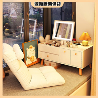 💎【免運】梳妝臺傢用小戶型化妝臺現代簡約臥室化妝桌飄窗收納櫃一體梳妝桌