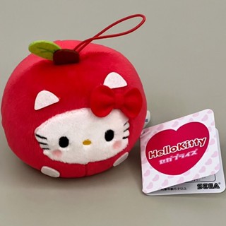 ✅臺灣出貨、 ✨【6.2萬人收藏】日系動漫三麗歐蘋果Hellokitty掛件可愛蘋果頭kt毛絨玩偶小公仔