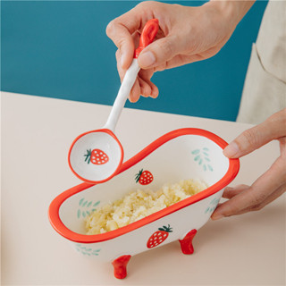 泡麵碗 飯碗 陶瓷碗 浴缸造型甜品水果碗陶瓷糖水優格碗浴缸造型ins創意網紅冰淇淋碗