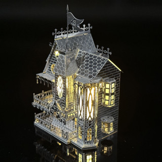 【1萬人收藏】公主小屋 3D立體金屬軍事拼圖DIY手工製作益智拼裝模型成人玩具 桌面擺件擺飾創意擺件手辦玩偶