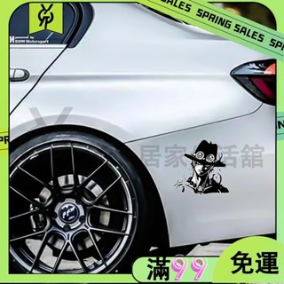 百貨商店汽車貼紙航海王 動漫卡通人物艾斯反光貼車窗裝飾防水車貼劃痕遮擋 動漫卡通防水貼紙 行李箱貼紙 機車貼紙 筆電貼紙