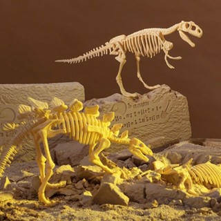 恐龍化石考古挖掘玩具霸王龍兒童益智盲盒diy男女孩手工擺攤禮物