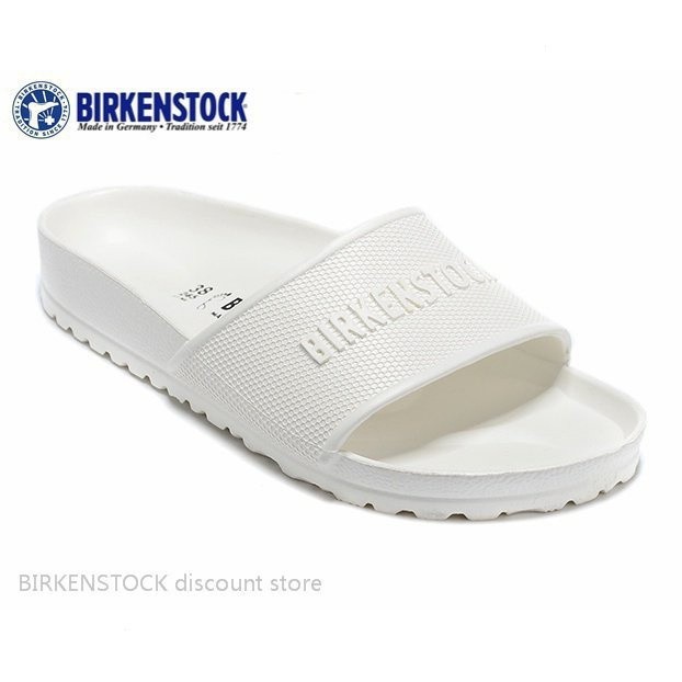 Birkenstock BIRKENSTOCK EVA 經典白色休閒沙灘拖鞋男/女 35-43