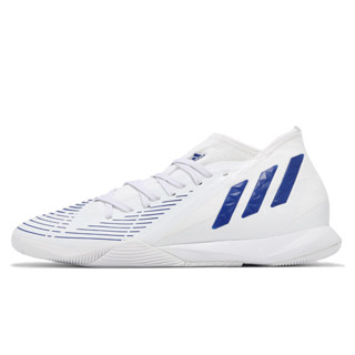 adidas 足球鞋 Predator Edge.3 IN 男鞋 白 藍 室內足球鞋 愛迪達 [ACS] GX2644