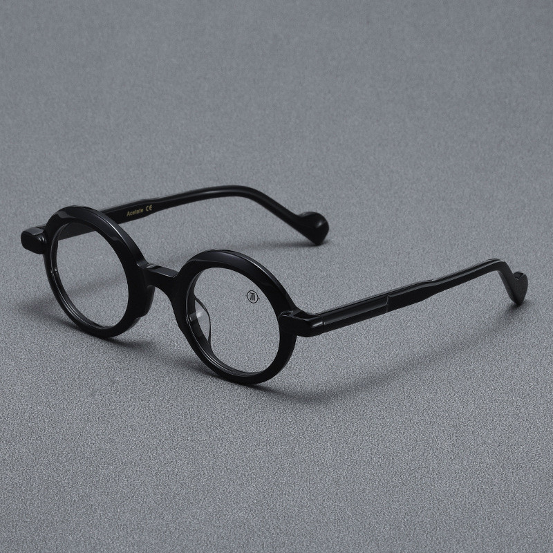 【TOTU眼鏡】天為爾（TVR）同款日本手作經典小圓框高級板材眼鏡架日潮小圓框