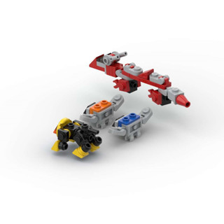 兼容樂高moc外骨骼機甲積木小型機器人變形恐龍戰隊益智拼裝玩具